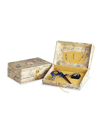 DALLAITI | Schreibset mit Holzstift Gold | 